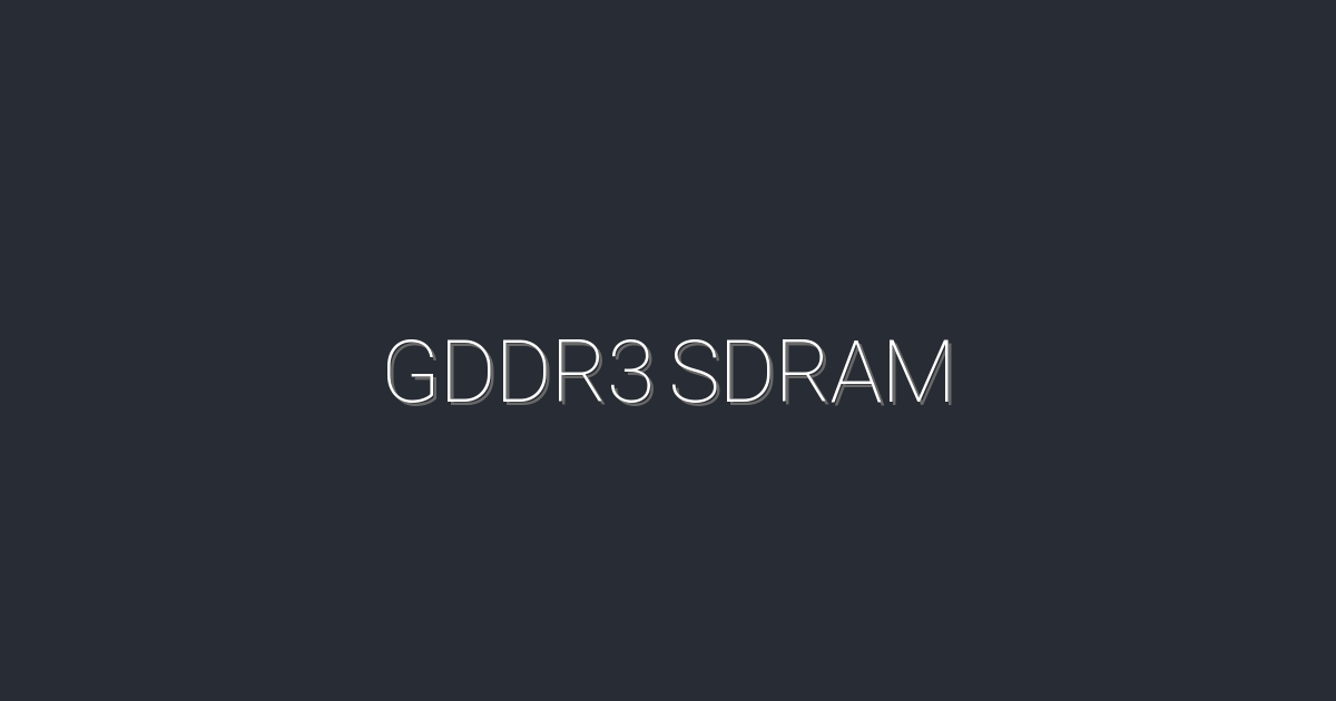 2026년 GDDR3 SDRAM의 5가지 놀라운 혜택!